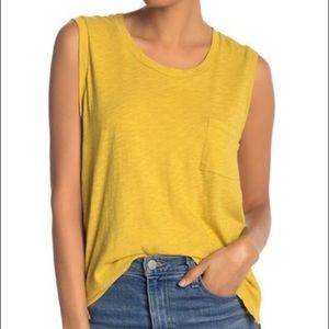 Madewell - Pocket Slub Muscle Tank Top NWT